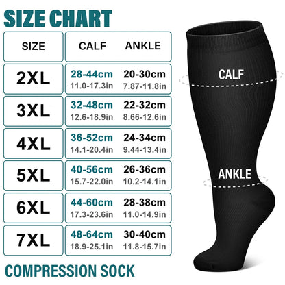 Calcetines de Compresión Extra Anchas