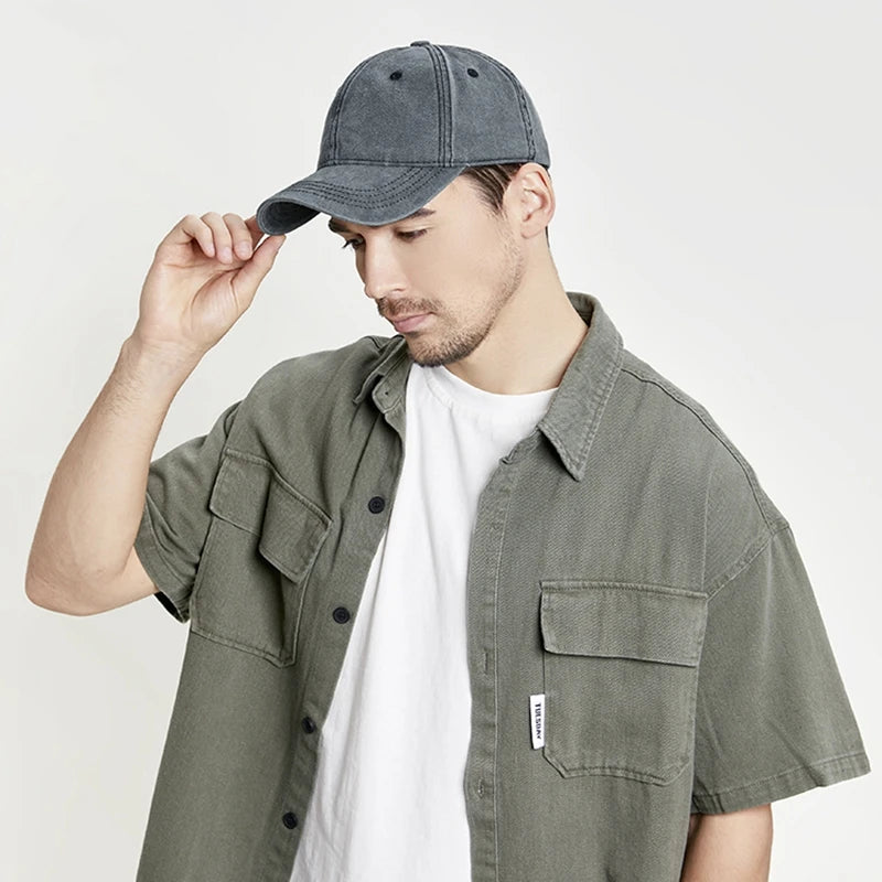 Cappellone XL Washed Denim Cap